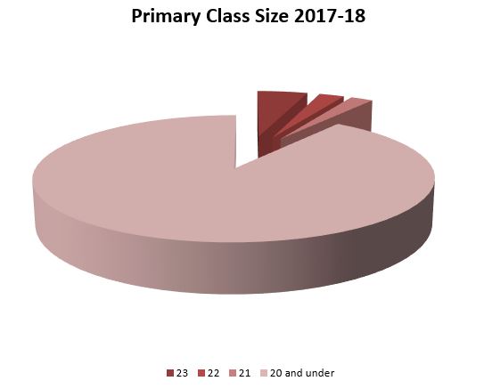 Primary Class Size graphic