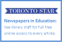 Toronto Star Newspapers in Education logo