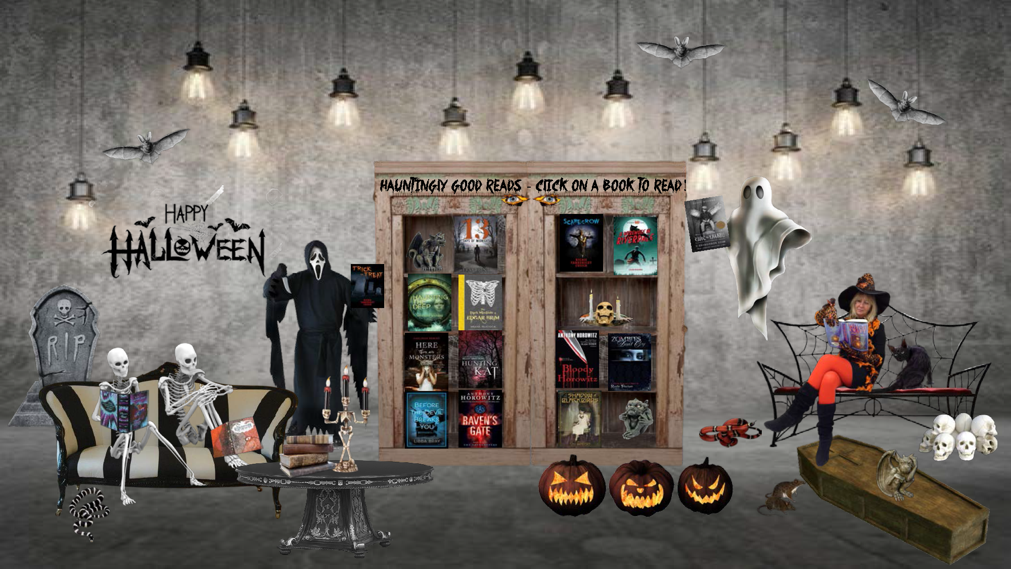 Virtual Display - Happy Hauntings - October