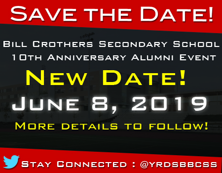 Save the date poster for 10th Anniversary