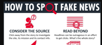 Link to Infographic (PDF) - How to Spot Fake News by IFLA