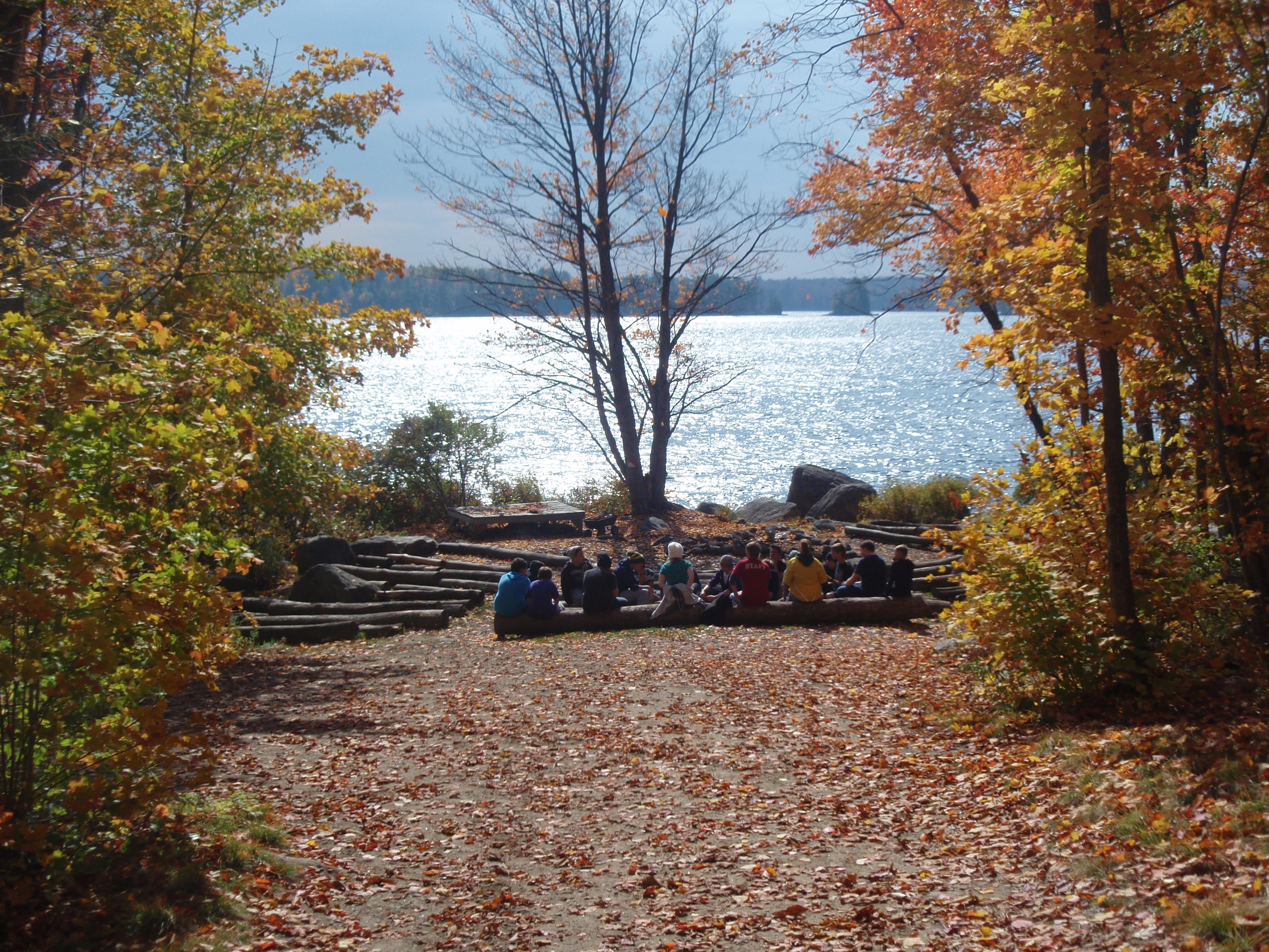 a lake view